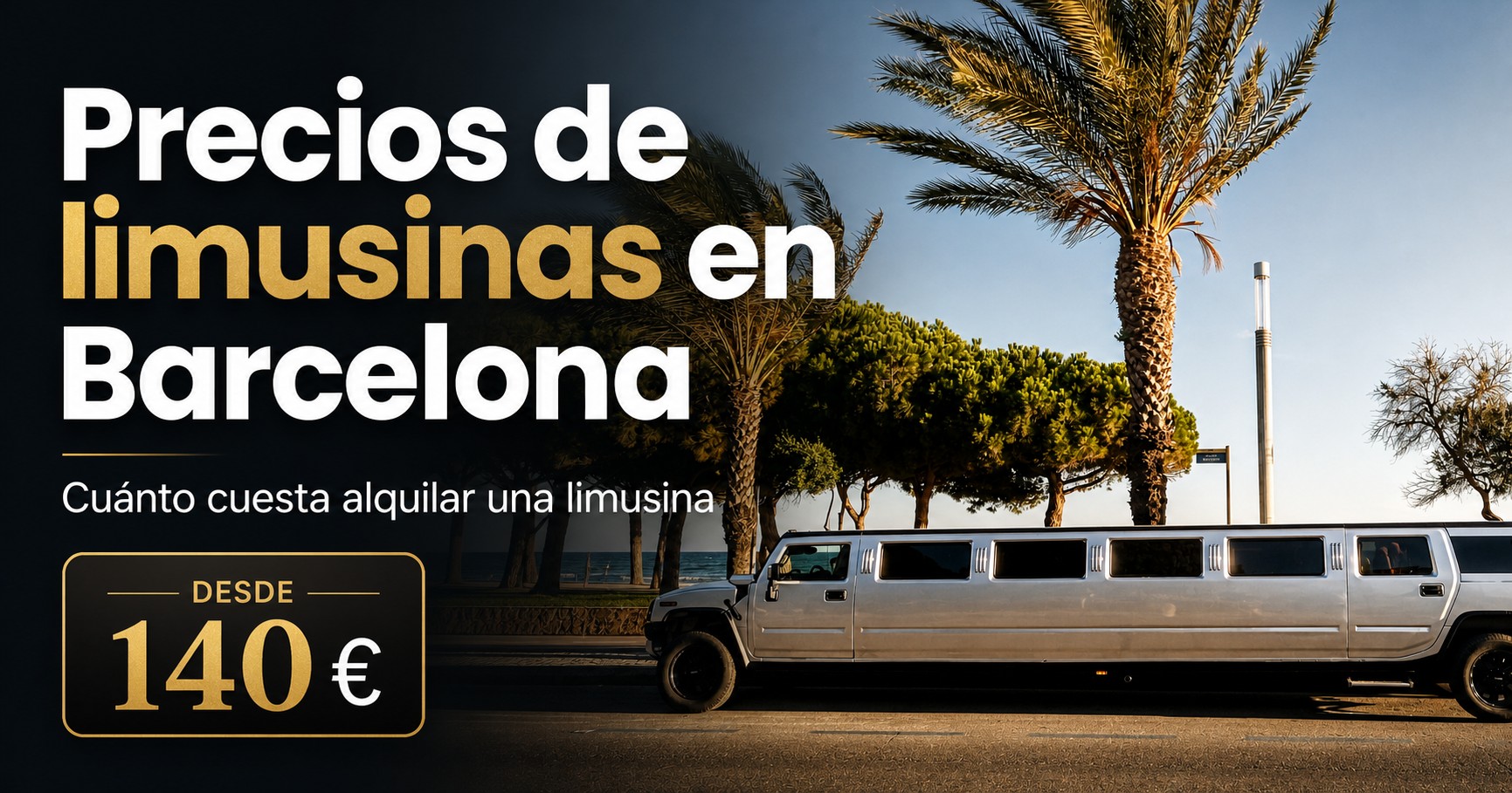 Precios de limusinas en Barcelona: cuanto cuesta alquilar una limusina