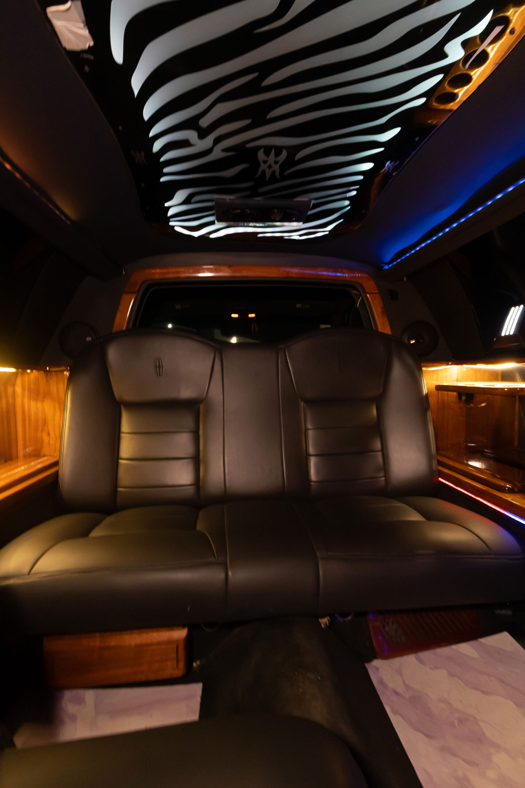 058 · Lincoln Lila Town Car · interior · Flota 2026 Lincoln Lila Town Car: interior en Barcelona