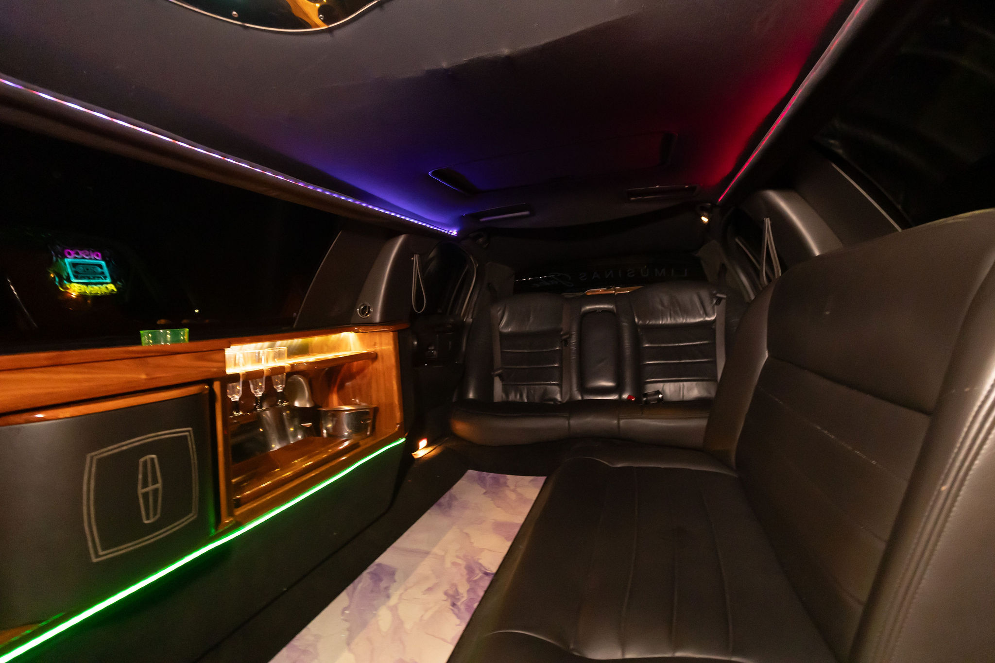 059 · Lincoln Lila Town Car · interior · Flota 2026 Lincoln Lila Town Car: interior en Barcelona
