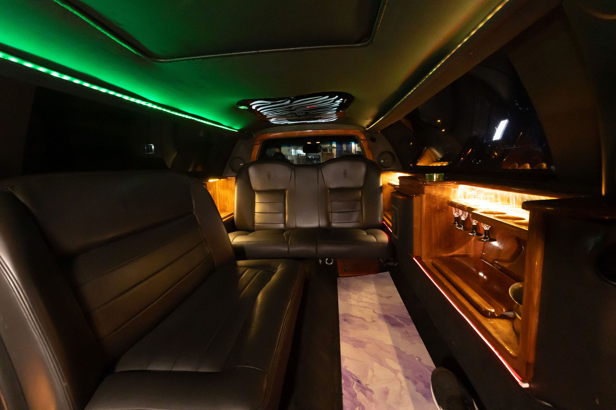 060 · Lincoln Lila Town Car · interior · Flota 2026 Lincoln Lila Town Car: interior en Barcelona