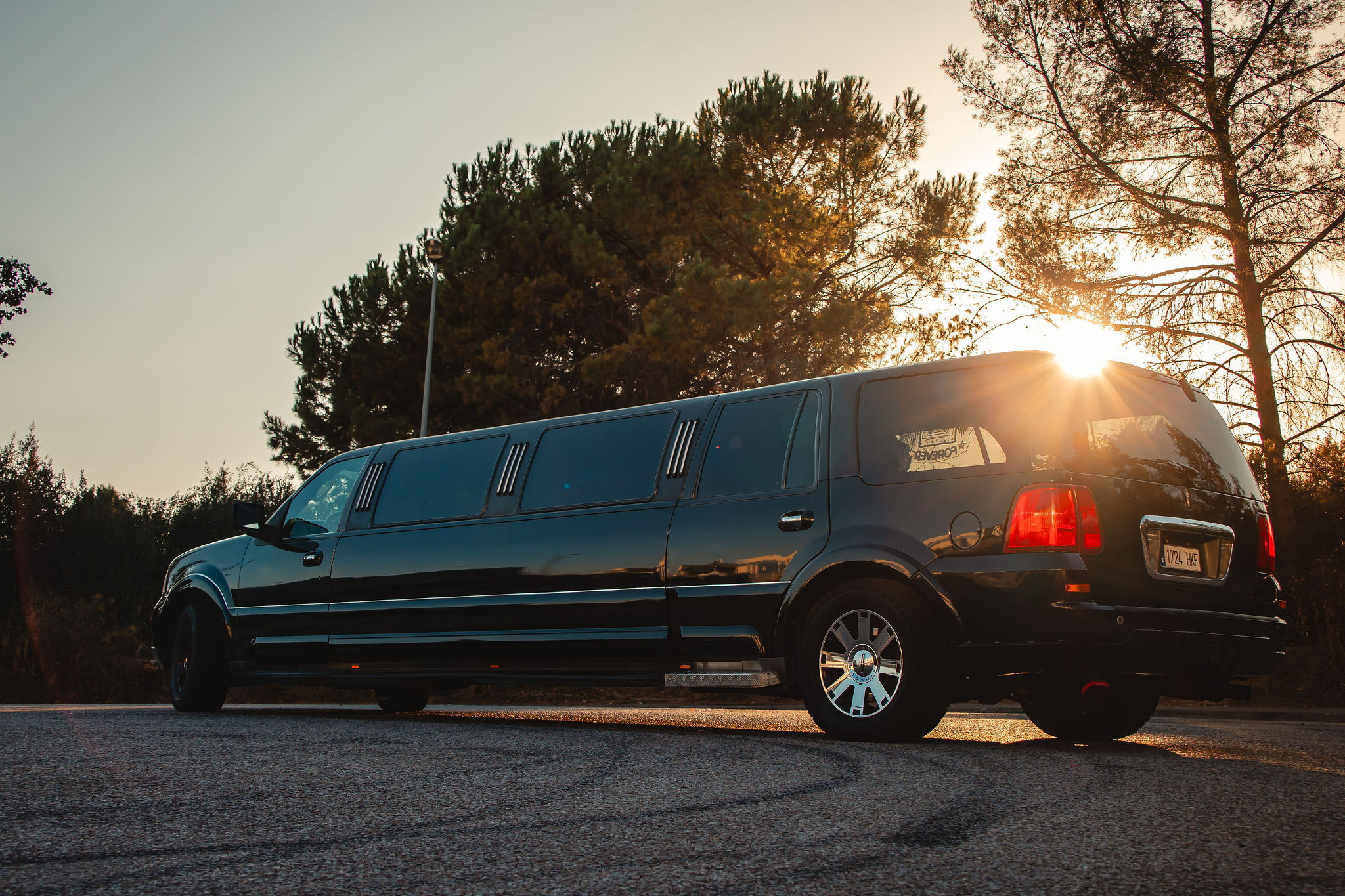 Lincoln Navigator negra — exterior 2 Lincoln Navigator negra: exterior, vista 2